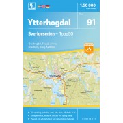 91 Ytterhogdal Sverigeserien 1:50 000